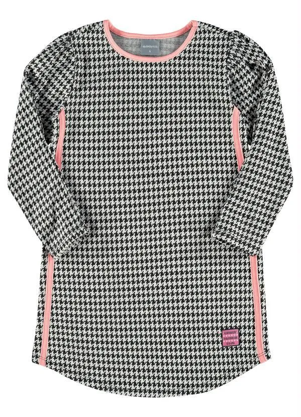 Quimby - Vestido Infantil em Malha Jacquard Branco 2