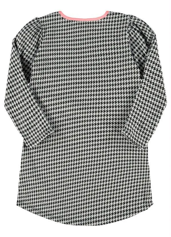 Quimby - Vestido Infantil em Malha Jacquard Branco 3