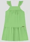 Kely Kety - Vestido Infantil em Malha Trabalhada Hive Verde - variação: Verde