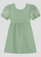 Kely Kety - Vestido Infantil em Malha Rosa - variação: Verde