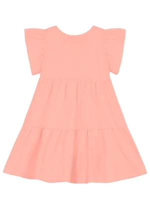 Vestido Infantil em Meia Malha Bee Loop Rosa - BEE LOOP