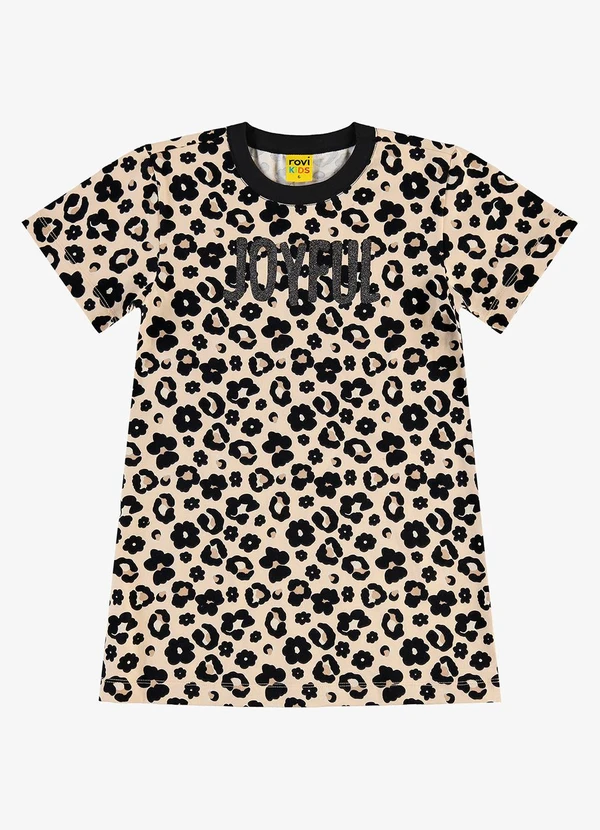 Rovi Kids - Vestido Infantil em Meia Malha Rosa