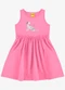 Rovi Kids - Vestido Infantil em Meia Malha Rosa - variação: Rosa