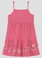 Kely Kety - Vestido Infantil em Meia Malha Amarelo - variação: Rosa