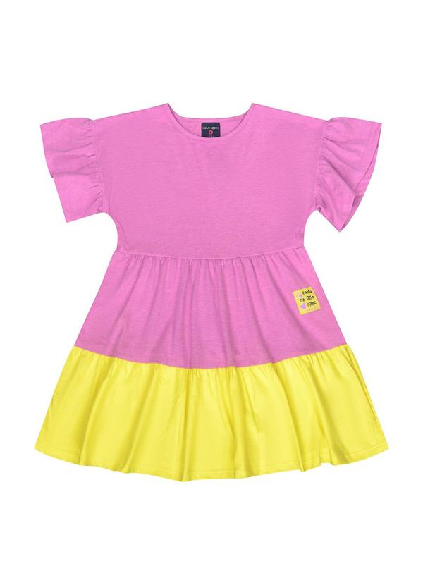 Guloseima - Vestido Infantil em Meia Malha Roxo