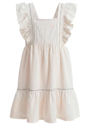 Mundi - Vestido Infantil em Meia Malha Texturizado - MUNDI