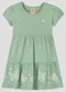 Kely Kety - Vestido Infantil em Meia Malha Verde - variação: Verde