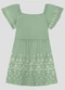 Kely Kety - Vestido Infantil em Meia Malha Rosa - variação: Verde