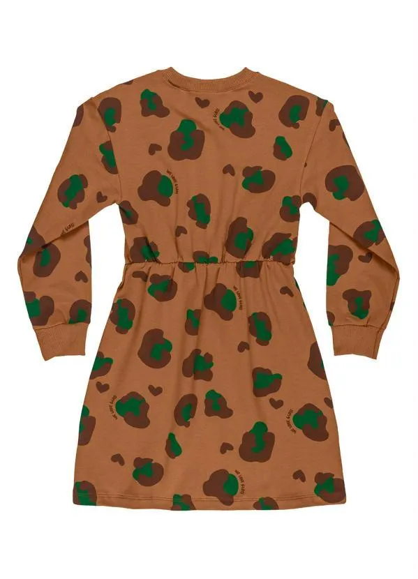 Gloss - Vestido Infantil em Molecotton Marrom 3