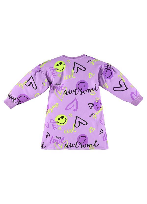 Up Baby - Vestido Infantil em Molecotton Rosa 3