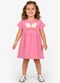 Select - Vestido Infantil em Molecotton Rosa - variação: Rosa