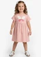 Select - Vestido Infantil em Molecotton Rosa - variação: Rosa