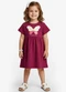 Select - Vestido Infantil em Molecotton Rosa - variação: Vermelho
