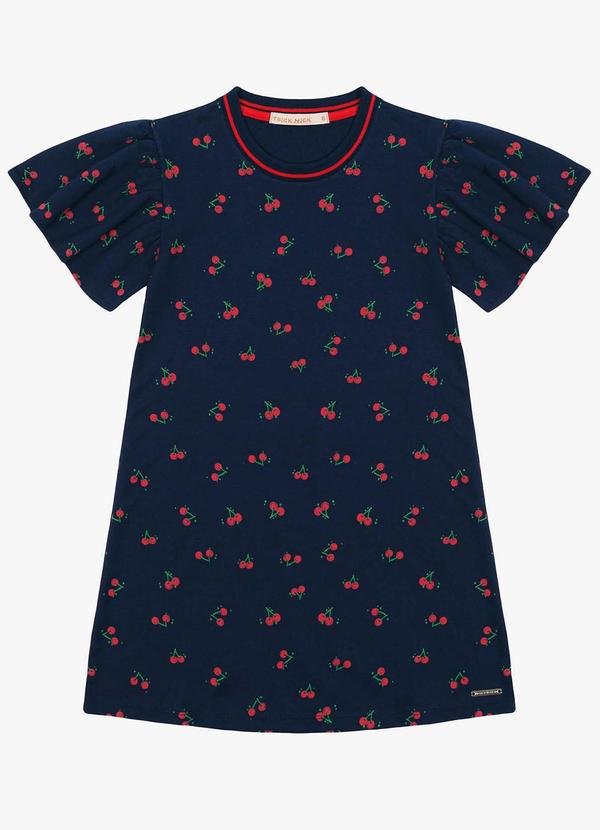 Trick Nick - Vestido Infantil em Moletinho Azul 5