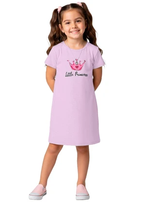 Select - Vestido Infantil em Moletinho Maquenetado Rosa - SELECT