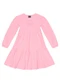 Guloseima - Vestido Infantil em Moletinho Rosa - variação: Rosa
