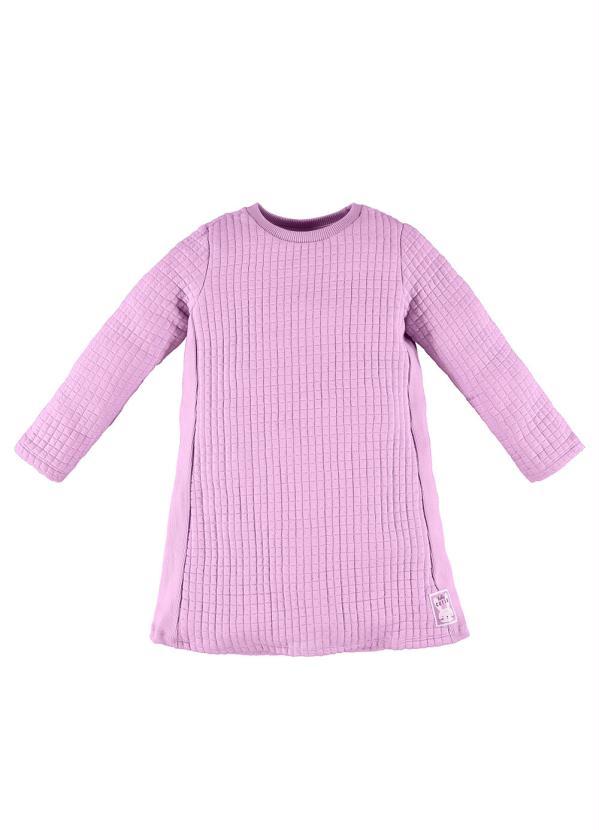 Up Baby - Vestido Infantil em Moletom Roxo 3