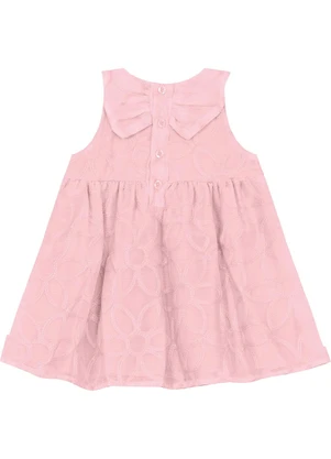 Trick Nick - Vestido Infantil em Poly e Viscose Rosa - TRICK NICK