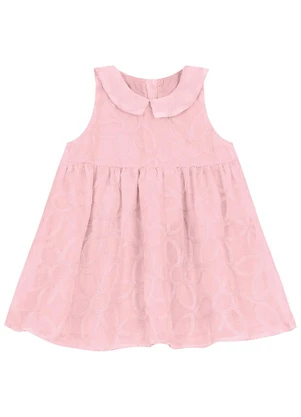 Trick Nick - Vestido Infantil em Poly e Viscose Rosa - TRICK NICK