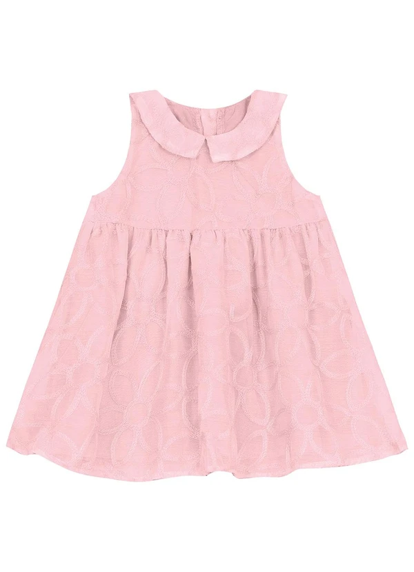 Trick Nick - Vestido Infantil em Poly e Viscose Rosa 2