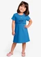 Select - Vestido Infantil em Ribana Canelada Azul - variação: Azul