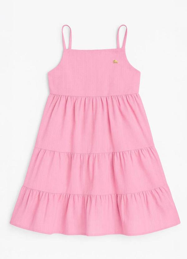 Milli e Nina - Vestido Infantil em Tecido Tenerife Roxo 1