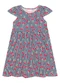 Duduka - Vestido Estampa Rotativa Flores sem Mangas Bege - variação: Azul