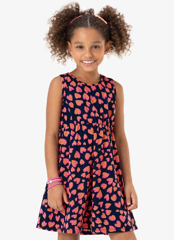 Rovi Kids - Vestido Infantil Estampado Azul