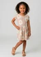 Select - Vestido Infantil Estampado Bege - variação: Bege