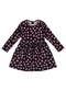 Guloseima - Vestido Infantil Estampado Rosa - variação: Preto