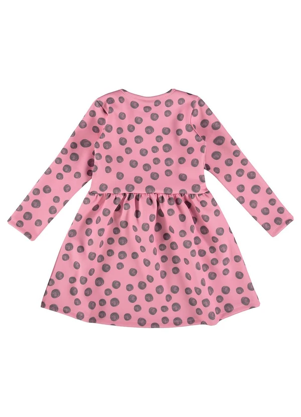 Guloseima - Vestido Infantil Estampado Rosa 2