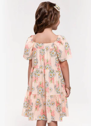 Trick Nick - Vestido Infantil Estampado Rosa - TRICK NICK