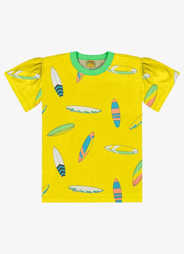 Rovi Kids - Vestido Infantil Estampado Amarelo 1
