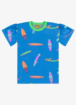 Rovi Kids - Vestido Infantil Estampado Azul - ROVI KIDS