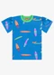 Rovi Kids - Vestido Infantil Estampado Azul - variação: Azul
