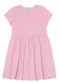 Alakazoo - Vestido Infantil Básico de Mangas Curtas Rosa - variação: Rosa
