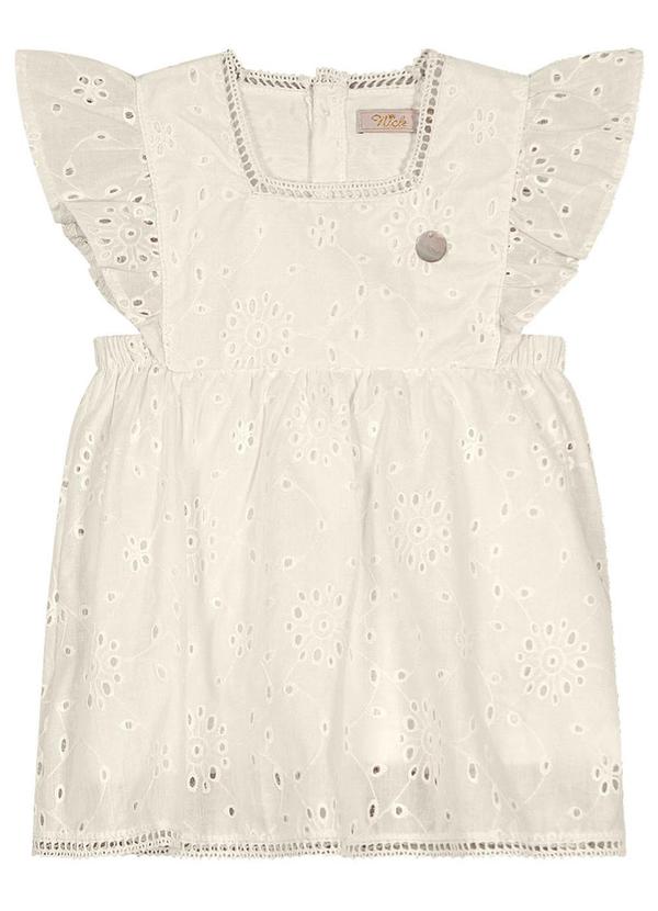 Trick Nick - Vestido Infantil Menina Bege