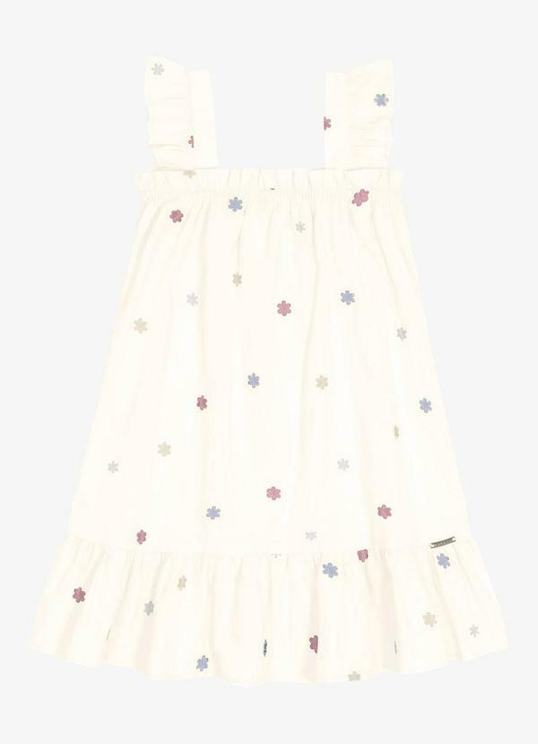 Trick Nick - Vestido Infantil Feminino Bege