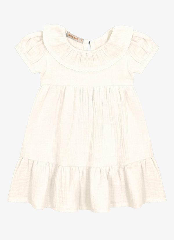 Trick Nick - Vestido Infantil Menina Bege