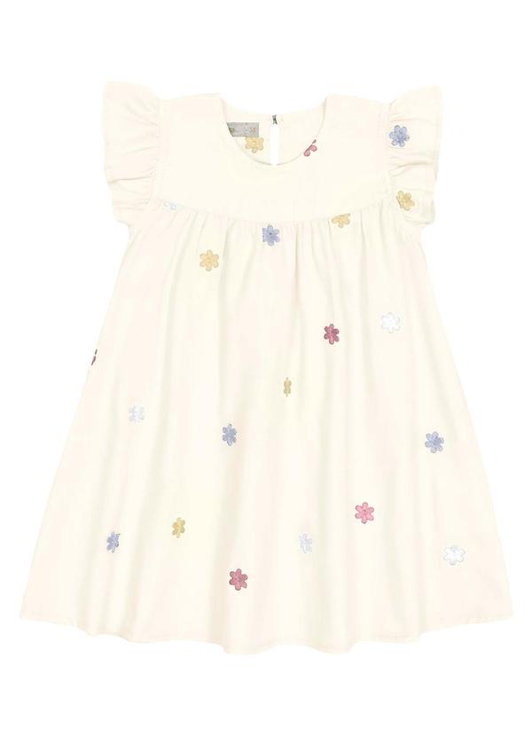 Trick Nick - Vestido Infantil Menina Bege