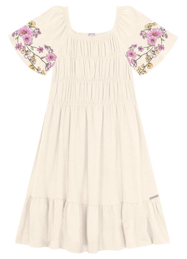 Trick Nick - Vestido Infantil Feminino Bege