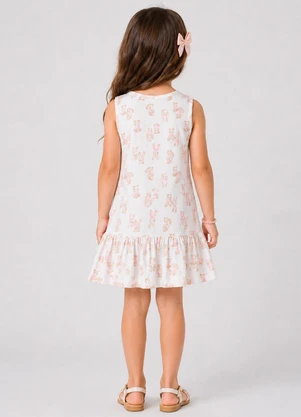 Select - Vestido Infantil Feminino Bege - SELECT