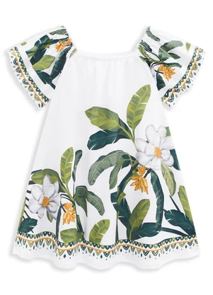 Nanai - Vestido Infantil Feminino Branco - NANAI