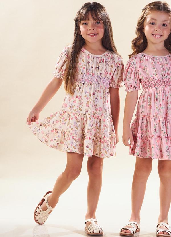 Kiki - Vestido Infantil Feminino Branco