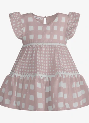 Trick Nick - Vestido Infantil Feminino ChiffonRosa - TRICK NICK