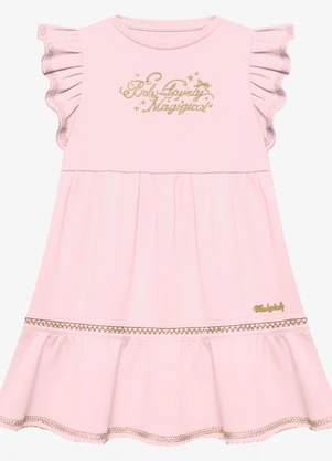 Trick Nick - Vestido Infantil Feminino Cotton Rosa - TRICK NICK