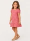 Select - Vestido Infantil Feminino em Cotton Vermelho - variação: Vermelho
