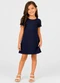 Select - Vestido Infantil Feminino em Malha Puvil Azul - variação: Azul