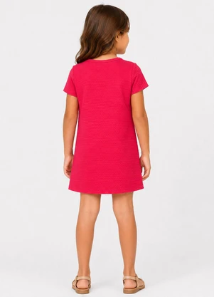 Select - Vestido Infantil Feminino em Malha Puvil Rosa - SELECT