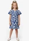 Select - Vestido Infantil Feminino Estampado Vermelho - variação: Azul